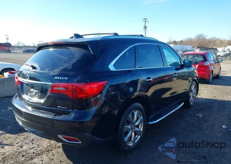 2015 Acura Mdx Advance Pkg W/Entertainment Pkg from USA, damaged, VIN 5FRYD4H85FB014722